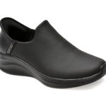 Pantofi casual SKECHERS negri, ULTRA FLEX 3.0, din piele naturala, Skechers