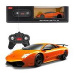 Masina cu telecomanda Lamborghini Murcielago LP670 portocaliu, scara 1: 24, Rastar, 