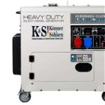 Generator de curent 6.5 kW diesel - Heavy Duty - insonorizat - Konner & Sohnen - KS-8200DE-1/3-HD-ATSR