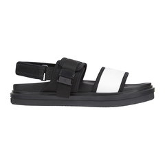Sandale cu velcro si logo, CALVIN KLEIN JEANS Sandale cu velcro si logo, CALVIN KLEIN JEANS