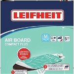 Masa de calcat, Leifheit, Air Board M Compact Plus, 38 x 120 cm, albastru, Leifheit