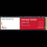 SSD NAS WD Red SN700 4TB M.2 2280-D5-M PCIe Gen3 x4 NVMe, Read/Write: 3400/3100 MBps, IOPS 550K/520K, TBW: 5100, Western Digital