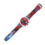 Ceas de mana digital pentru copii cu model Spiderman, baterie inclusa, silicon, multicolor, JMB-BBL7208, Bibilel Kids