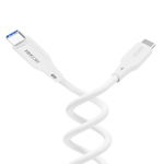 Cablu USB-C de la Ricomm, lungime 2.1m, model RLS307CCW., Ricomm