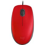 Mouse Logitech M110 Silent Red 910-005489