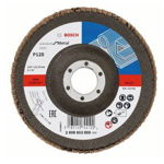 Disc evantai degajare pentru metal Bosch 2608603659, 125 mm diametru disc, 120 granulatie, 1 mm grosime, Bosch
