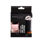 Set Perfect Match cu ruj de buze mat si lac de unghii, Magic Studio, roz deschis, Magic Studio