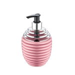 Dispenser plastic sapun lichid 8,3 x 14,5 cm-roz, 
