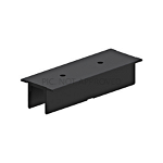 TRACK ON RECESSED COVER 3-PHASE POWER FEED DALI BLACK, Schrack