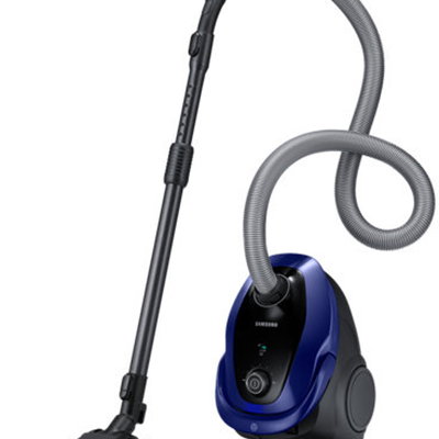 Aspirator cu sac Samsung VC07M25E0WB/GE, aspirare uscata, 2.5 litri, 750 W, albastru