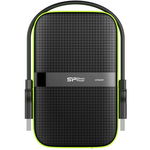 HDD Extern Silicon Power Armor A60, 5TB, 2.5inch, USB 3.0, (Negru/Verde), Silicon Power