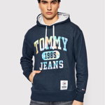 Tommy Jeans Bluză College Tie Dye DM0DM12350 Bleumarin Regular Fit