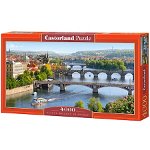 Puzzle Castorland, Pod peste Vltava, Praga, 4000 piese