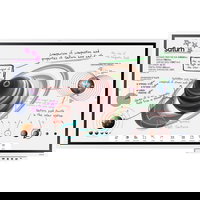 Monitor interactiv 4K Samsung Flip PRO, diagonala 55 inch (139.7cm), cu touch, Wi-Fi, Bluetooth, HDMI, USB, LH55WMBWBGCXEN