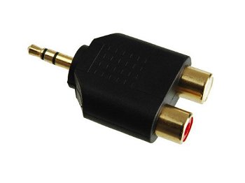 Conector Adaptor RCA-Jack 3.5mm KaCsa Audio AA-664G, KaCsa Audio