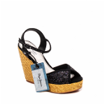 Sandale dama elegante din piele naturala, Walker glam, 90298-999, Pepe Jeans