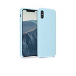 Husa pentru Apple iPhone X / iPhone XS Kwmobile, rezistent la socuri, rezistent la zgarieturi, silicon, Albastru