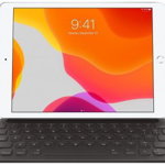 Apple Smart Keyboard Husa cu Tastatura pentru iPad 7/8/9 si iPad Air 3 Negru