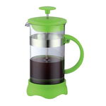 Infuzor ceai si cafea manual, peterhof, sticla/plastic, 1 L, verde