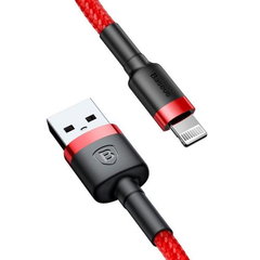 Cablu Date si Incarcare USB-A - Lightning Baseus Cafule, 18W, 1m, Rosu CALKLF-B09, Baseus
