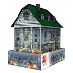Puzzle 3D Casa Bantuita, editie luminoasa, 216 piese
