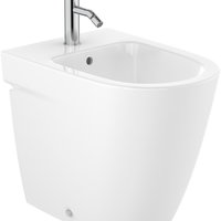 Bideu Roca Ona Compact  back-to-wall  SupraGlaze  alb, Roca