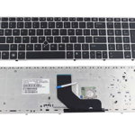 Tastatura HP EliteBook 8570p rama argintie, HP
