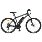 Bicicleta Electrica MTB Carpat C271ME, Roti 27.5", Motor 250W, Autonomie 60Km (Negru/Albastru)
