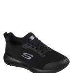 Pantofi sport slip-on din material textil, Squad SR 77222 BLK, negru