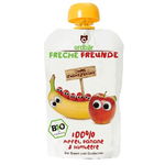 Piure de Banane, Mere si Zmeura Bio 100gr Erdbar