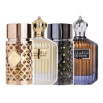 Pachet 4 parfumuri Best Seller, Jazzab Gold si I Am The Queen 100 ml pt ea, Jazzab Silver si I Am The King 100 ml pt el, Ard Al Zaafaran