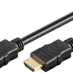 Cablu HDMI-HDMI V1.4, High Speed HDMI, Ethernet, 4096 x 2160, 4K, ARC, CEC, HDCP, Dolby TrueHD, HEC, 10m, aurit, dublu ecranat, PremiumCord