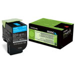 80C2SCE Cyan, Lexmark