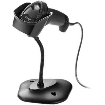 ZEBRA Cititor coduri de bare Zebra DS2208, USB, stand, negru -imager, 2D, IP42, cablu USB, stand, Negru