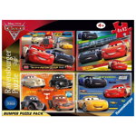 Ravensburger - Puzzle Cars, 4x42 piese