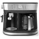 Espressor manual STUDIO CASA Delicia Combi 3in1, 1.25l, 2015W, 15 bar, negru-argintiu