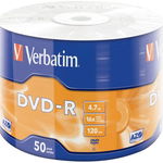 DVD-R, 4.7GB, 16X, 50 buc./set, VERBATIM Matt Silver Wrap Spindle