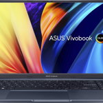 Laptop ASUS VivoBook 15X M1503QA-L1169 cu procesor AMD Ryzen 5 5600H pana la 4.2 GHz, 15.6", Full HD, OLED, 8GB, 512GB SSD, AMD Radeon™ Graphics, No OS, Quiet Blue