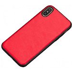 Carcasa subtire din piele lucrata manual pentru Iphone 6/6S Plus, Rosu intens - Ultra-thin leather skin handmade case for iPhone 6/6S Plus, Intens Red, HNN