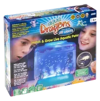 Set educativ STEM - AQUA DRAGONS Habitat Lumea subacvatica - acvariu Deluxe cu LED-uri, Aqua Dragons