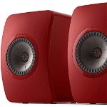 Boxe KEF LS50 wireless II streaming, 2 x 380 W, Bluetooth, HDMI, Air Play 2, Crimson Red - Special Edition