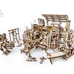 Puzzle 3D lemn - Suport carti de joc, Ugears