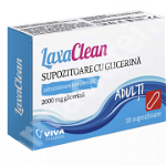 Supozitoare cu glicerina pentru adulti, LaxaClean - 10 buc