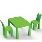Set masa copii si scaune MyKids 0468/3 Verde, MyKids