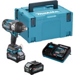 cordless impact wrench TW001GM201 XGT, 40V (blue/black, 2x Li-Ion XGT battery 4Ah, in case), Makita