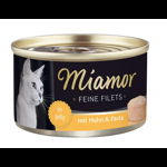 MIAMOR Feine Filets file de pui si paste in aspic 100 g plic hrana pisica, MIAMOR