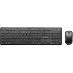 Kit Tastatura + Mouse Wireless DELUX KA150G, Black