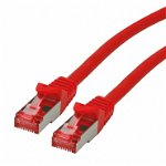 Cablu de retea SFTP cat 6 Component Level LSOH rosu 0.3m, Roline 21.15.2952, Roline