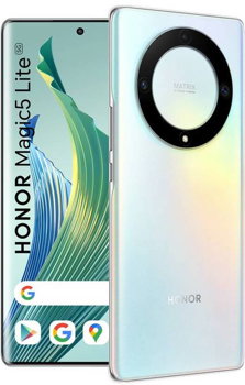 Telefon HONOR Magic5 Lite 5G, 128GB, 6GB RAM, Dual SIM, Titanium Silver