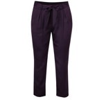 Pantaloni violet cu funda in talie - Dorothy Perkins